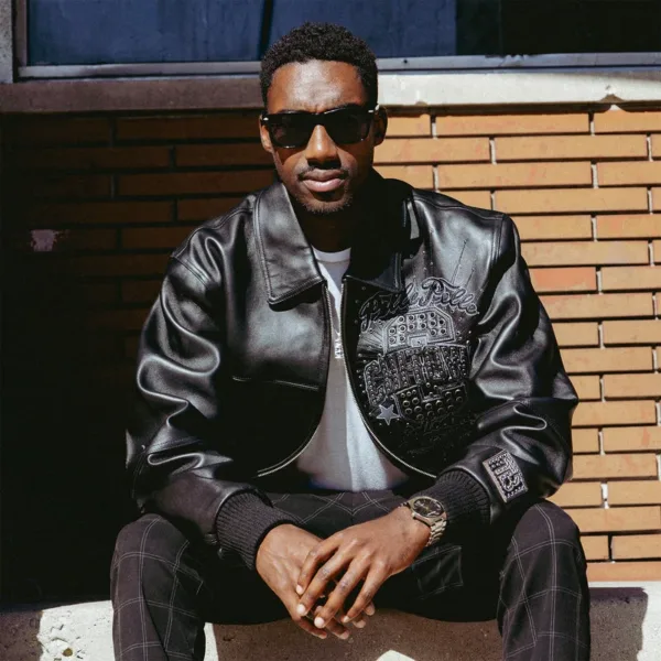 Pelle Pelle Mens Black ChiTown Leather Jacket