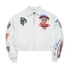 Luxury Pelle Pelle American Bruiser Womens Plush Crop Jackets