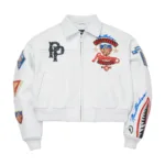 Luxury Pelle Pelle American Bruiser Womens Plush Crop Jackets