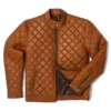 Mens-Brown-Quilted-Cafe-Racer-Leather-Jacket