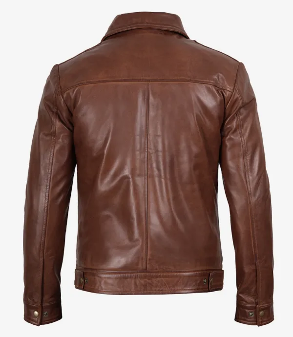 Mens_Harrington_style_cognac_leather_jacket