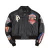 Original Pelle Pelle American Bruiser Womens Plush Crop Jacket