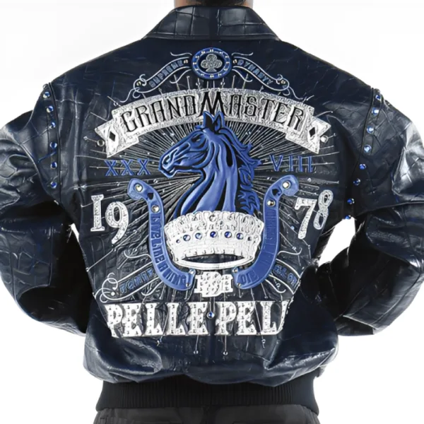 Pelle-Pelle-Grandmaster-Blue-Leather-Jacket