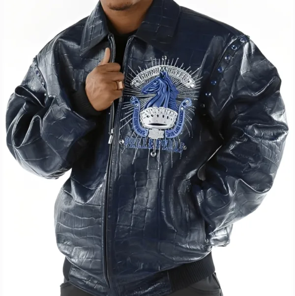 Pelle-Pelle-Mens-Grandmaster-Blue-Leather-Jacket