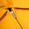 Pelle Pelle Yellow Leather Streetwear Jacket