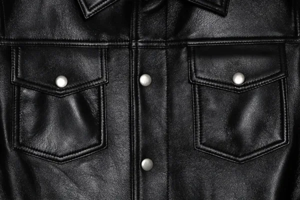 Slim-fit-black-leather-jacket-for-women