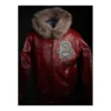 Pelle Pelle Red World Renown ChiTown Fur Hood Jacket