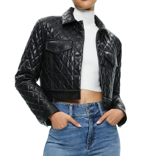 Womens-quilted-cropped-jacket