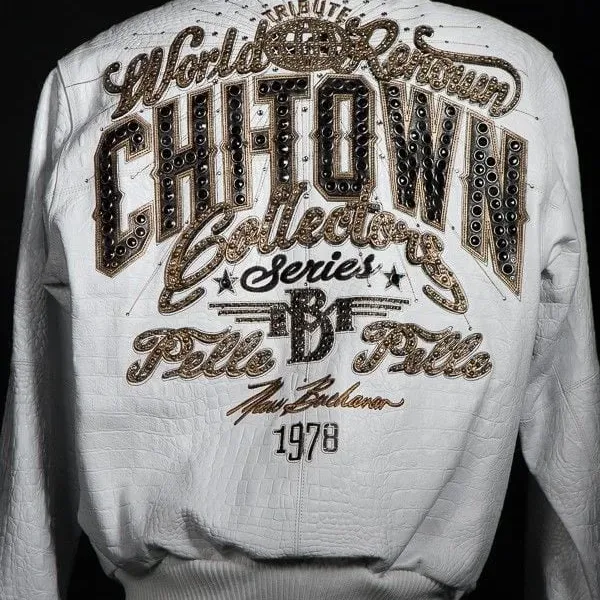 Pelle Pelle ChiTown White Leather Jacket