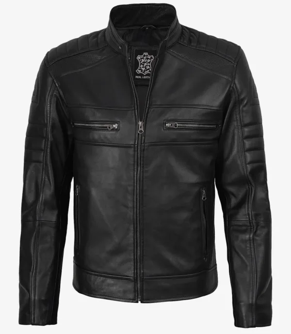 men_black_leather_cafe_racer_jacket