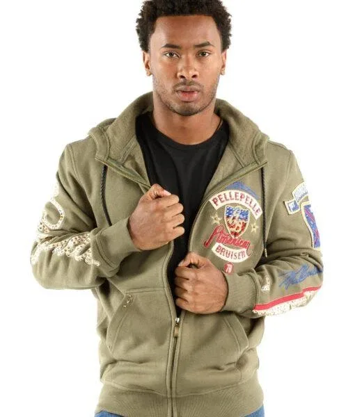 Pelle Pelle Beige American Bruiser MB Jacket | Wool Jacket