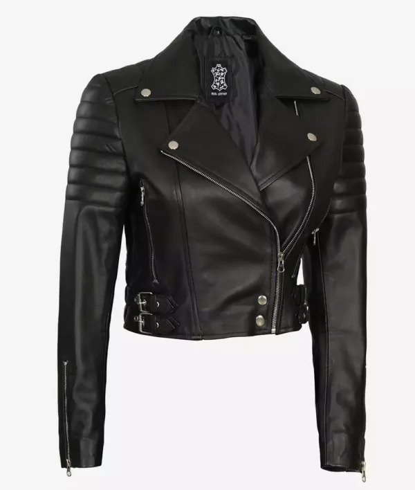 women_black_cropped_leather_jacket